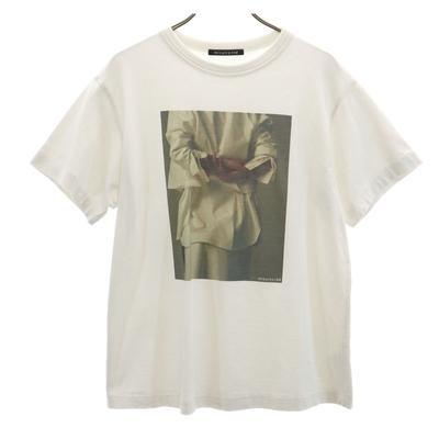 Mizuiro Ind Made In Japan Photo Print Short Sleeve T-shirt White Women Used