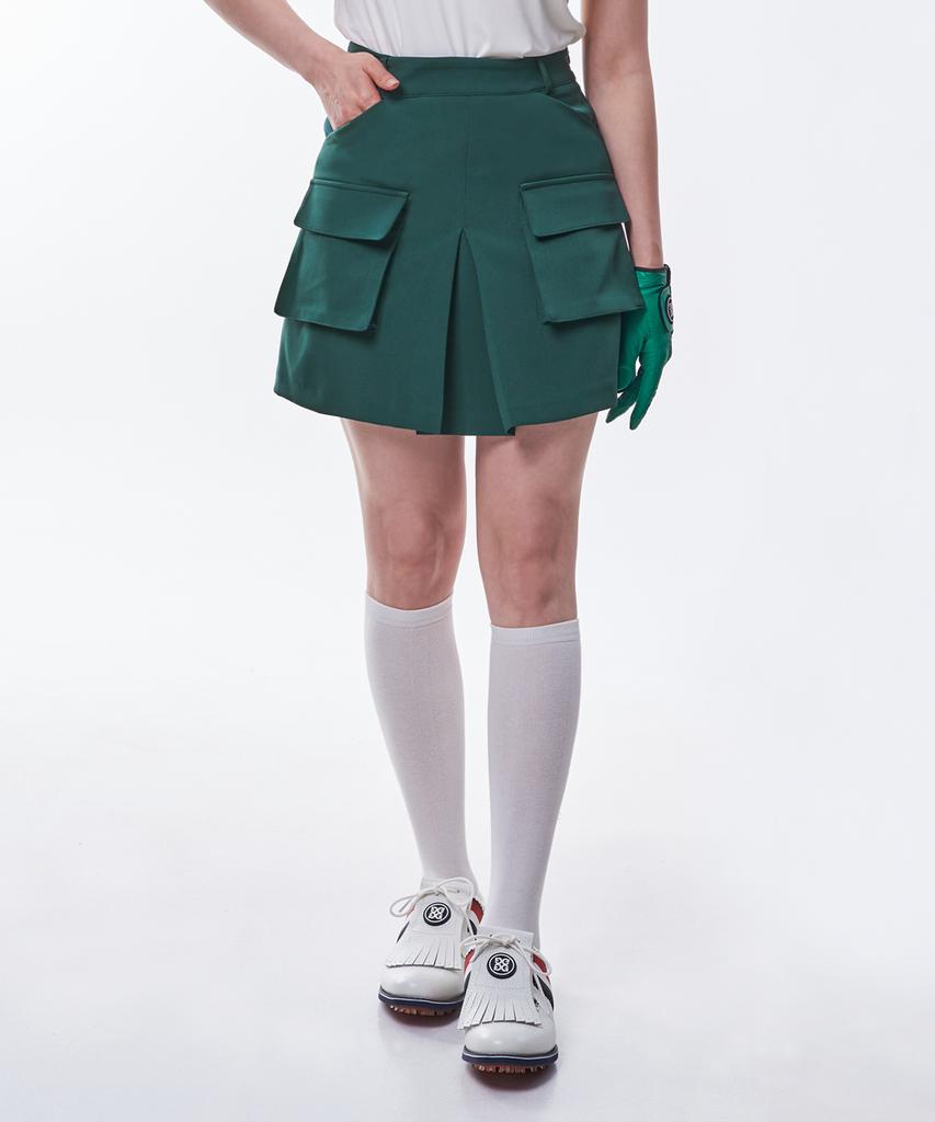 2ELA Serendi Women'S Cargo Pocket Pleated Golf Skirt 3 Colors