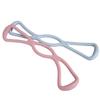 Fitnessband Figur 8 Elastisches TPR Rücken Schulter Nacken Dehnung Widerstandsschlaufe für Heimtraining Yoga Fitnessgerät