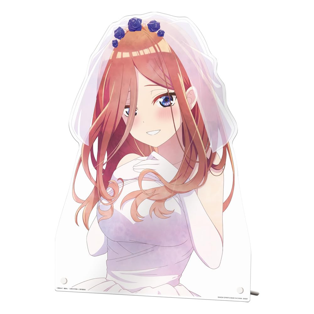 

Ichiban Kuji Quintessential Quintuplets D Prize Bust Up Акриловая доска Накано ~мемориальные коллекции~ (Свадьба Мику)