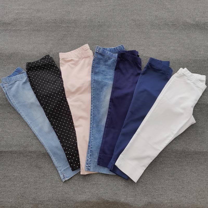 

Elastic High Waist Thin Plus Size Elastic Slimming Pencil Pants Dark blue S