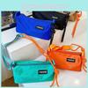 Stylish Casual Colorful Kids Crossbody Bag Large Capacity Summer Cylinder Design