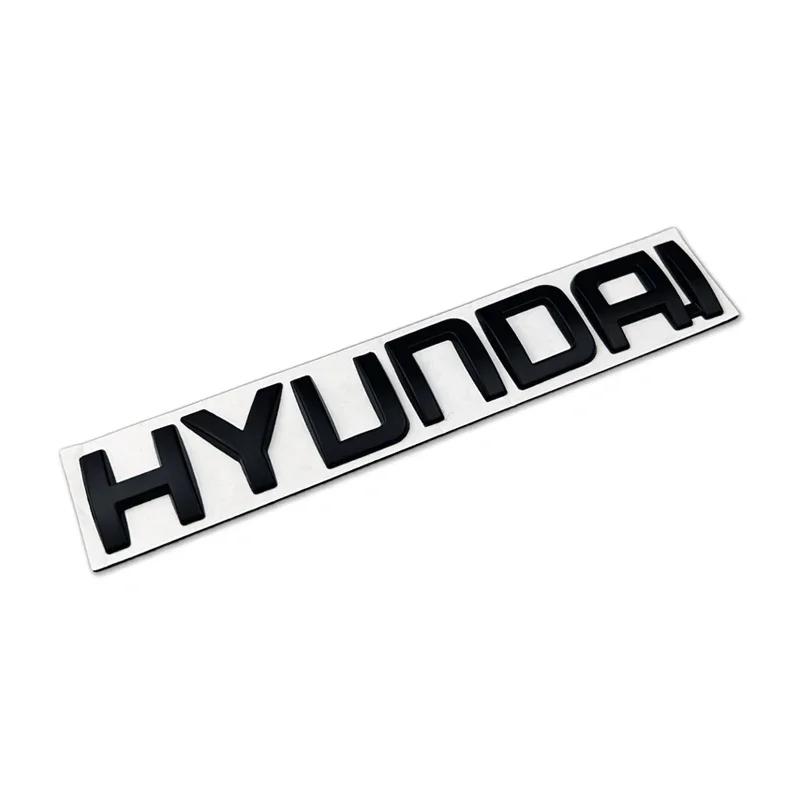 Emblemă Portbagaj Spate Mașină pentru Logo Hyundai Sonata Santafe I40 I30 I10 I20 IX35 IX20 Solaris Tuscani Tuscon Litere Insignă Autocolant T1