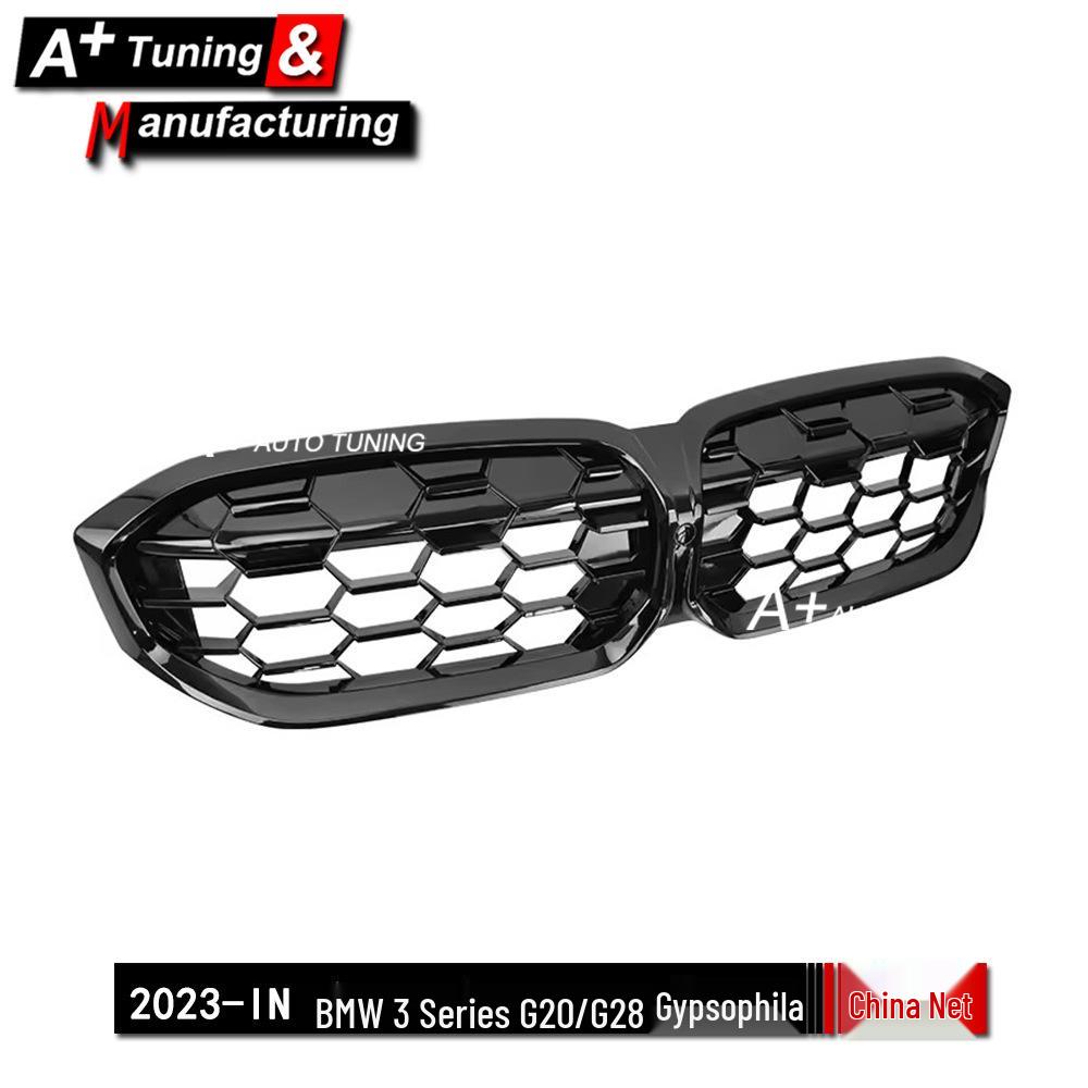 Gloss Black 'Starry Sky' Grille for 2023 BMW 3 Series G20/G28 LCI