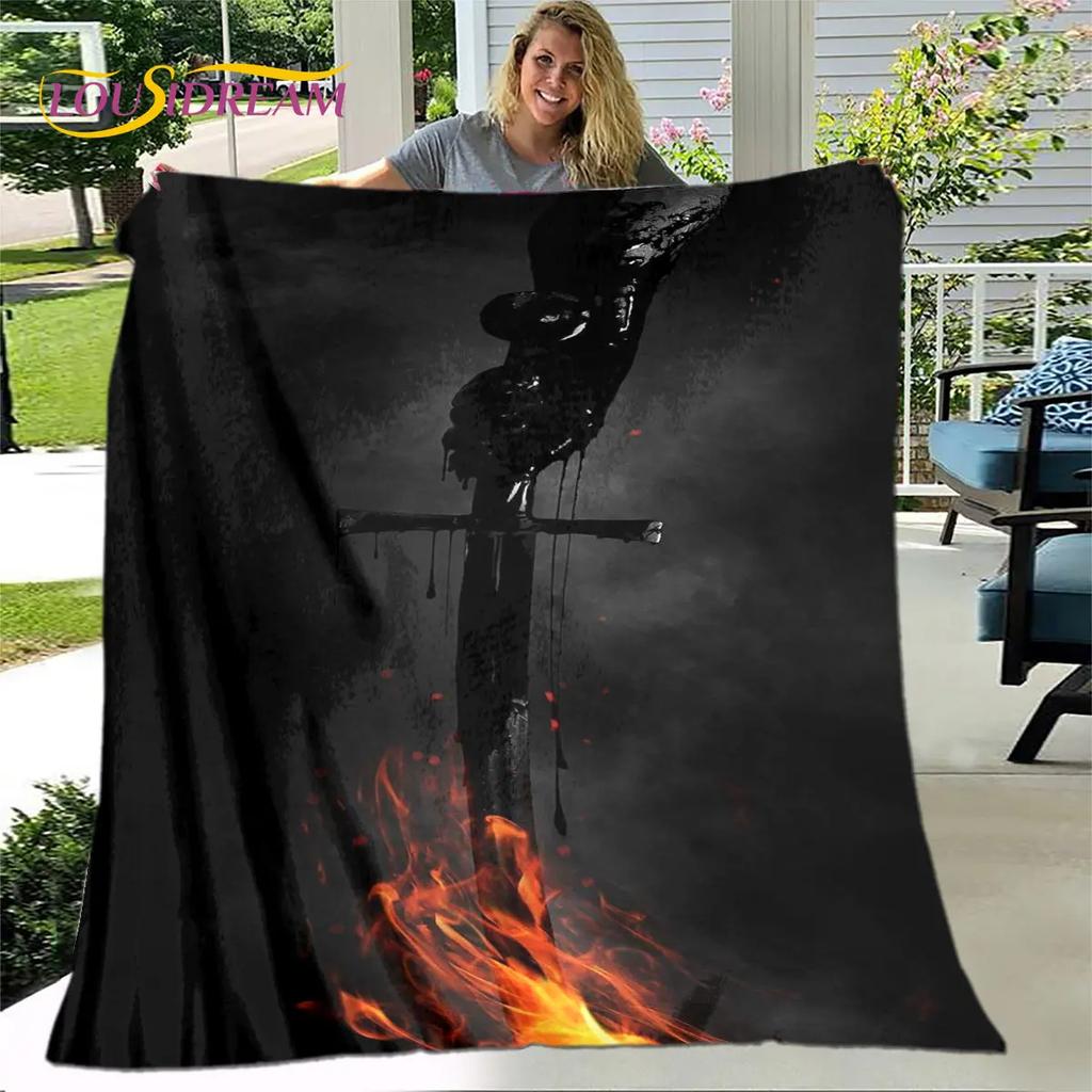 The Witcher Game Gamer Soft Plush Blanket,Flannel Blanket Throw Blanket for Living Room Bedroom Bed Sofa Picnic Cover Bettdecke