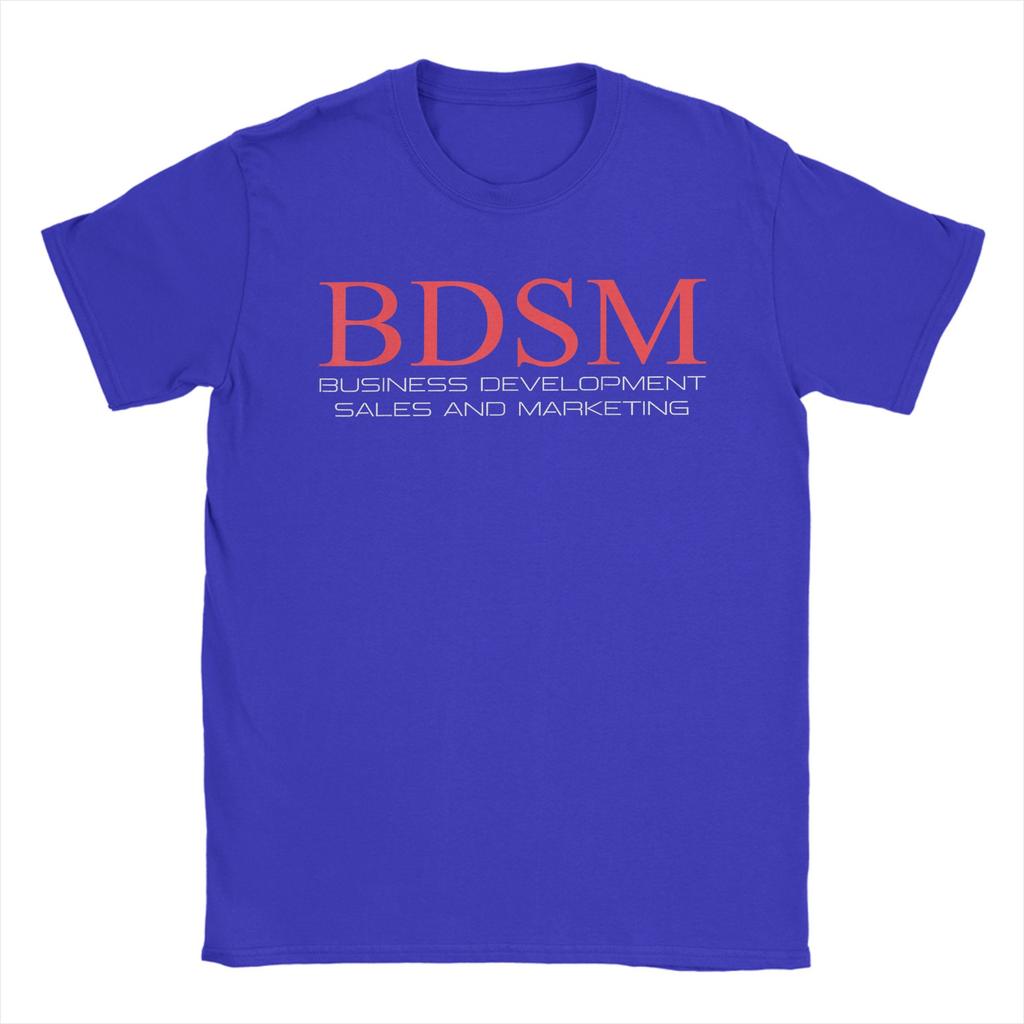 BDSM Business DevelopUnisext Sales and Marketing TShirts for Unisex  Casual Pure Cotton Tee Shirt Crew Neck Short Sleeve T Shirt Tops
