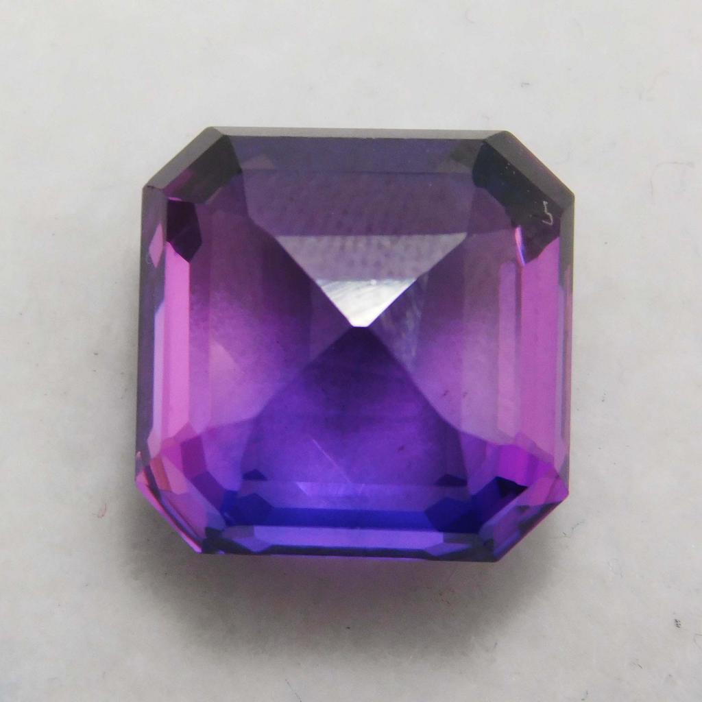 Square Cut   7 Carat Purple Natural Tanzanite Loose Gemstone