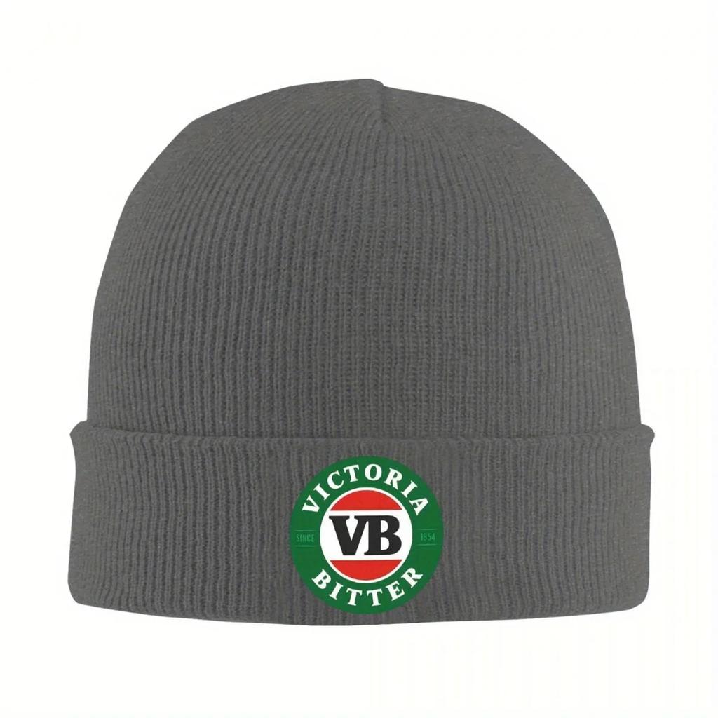 New Victoria Bitter Beer Hats Autumn Winter Skullies Beanies Fashion Cap Unisex Women Knitted Hat