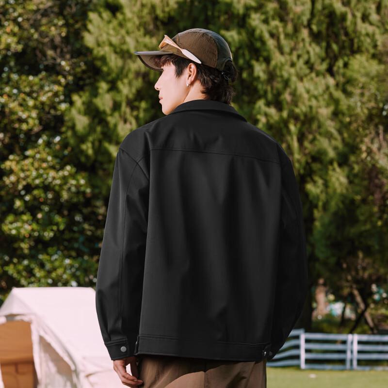 Mark Fairwhale Herren Amerikanische Retro Revers Workwear Jacke