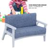 1:12    Ature   Toy Furniture Model Japanese Wooden Armchair Fabric Sofa