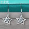 AAA Zircon Star Earrings Silver Fashion Jewelry
