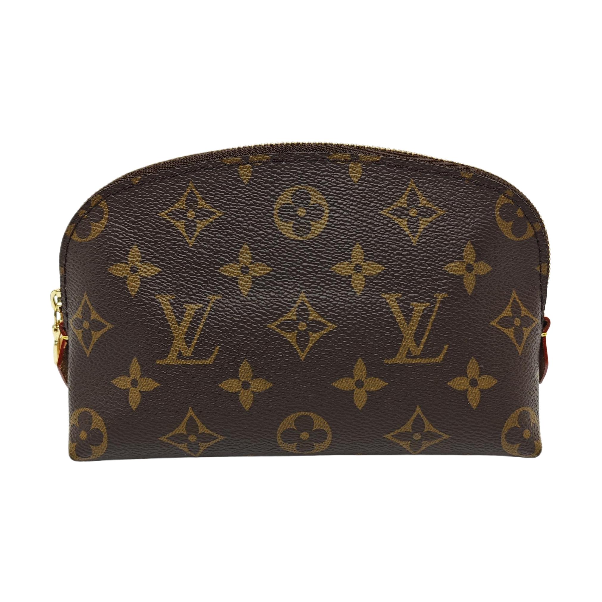 [Pre-Owned] Classic Monogram Canvas Cosmetic Shell Clutch - Excellent #P7MW7S ONE SIZE