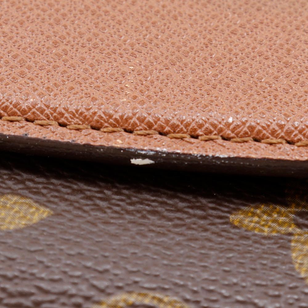 Louis Vuitton Bordeaux 24 Shoulder Bag M51798 Vintage 2-way Clutch Brown Monogram Canvas Women Used