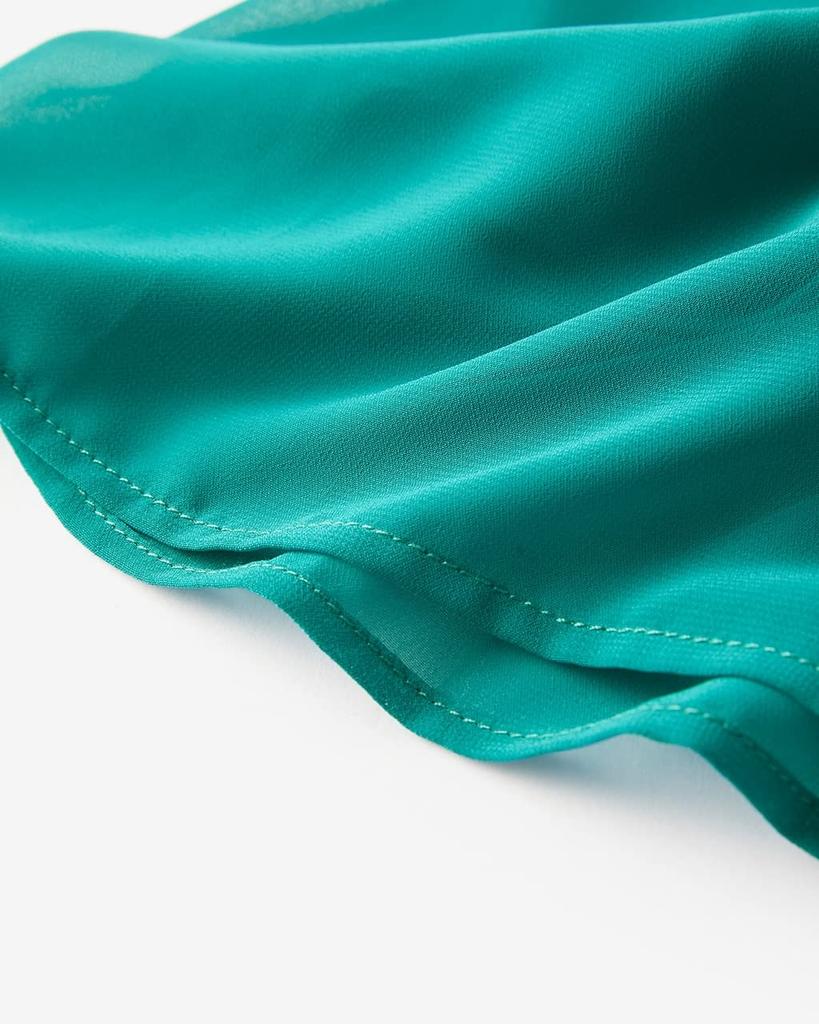 Soft Chiffon French Top XXL Aegean Blue [Declasse] (15915)