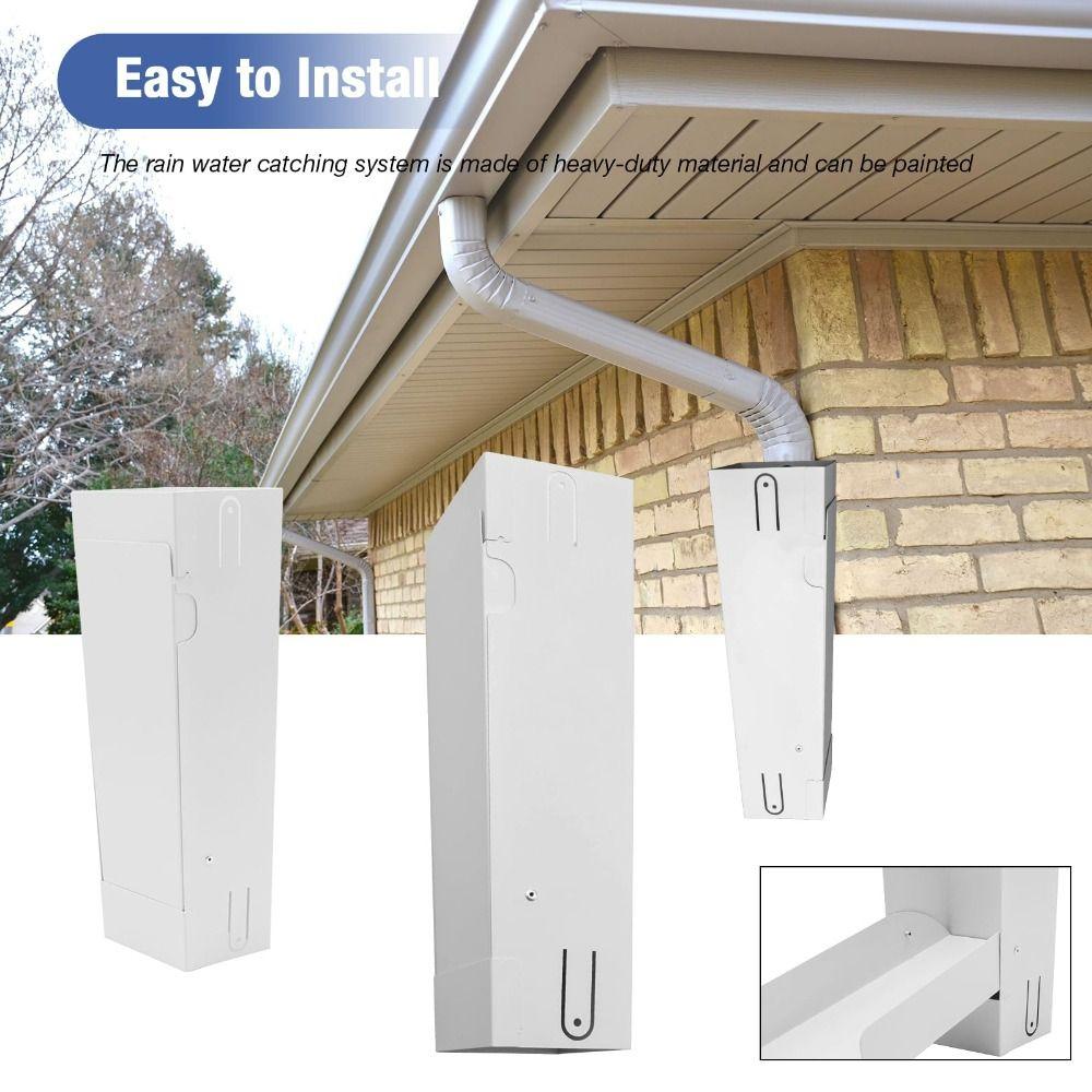 Metal Rainwater Collection Diverter Diverter Environmentally Friendly Rainwater Harvesting System Sustainable Solution