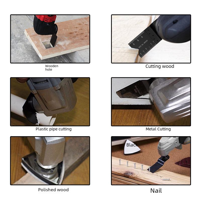 34mm High Carbon Steel Straight Saw Blade with Quick-Install Feature, Multi-Purpose Swing Saw Accessories.