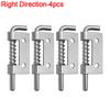 Spring Loaded Door Bolt Latch Stainless Steel Flat Pin Security Door Spring Bolt Latches Cabinet Hardware Distribution Box Lock