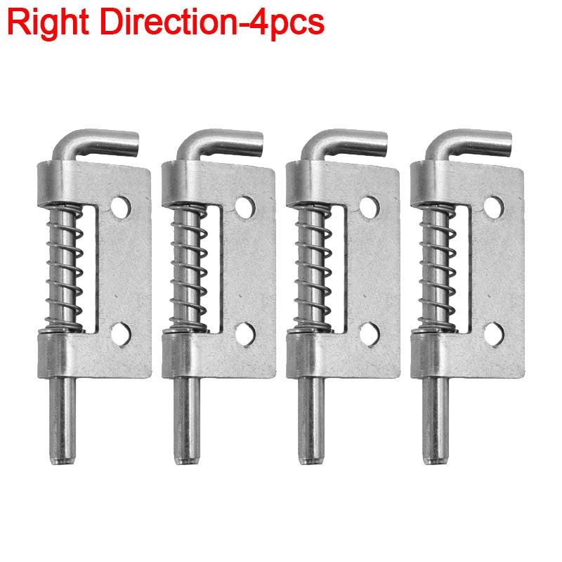 Spring Loaded Door Bolt Latch Stainless Steel Flat Pin Security Door Spring Bolt Latches Cabinet Hardware Distribution Box Lock
