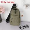 Color Simple Solid Neutral Children Shoulder Bag Chest Bag  For Boys Girls And