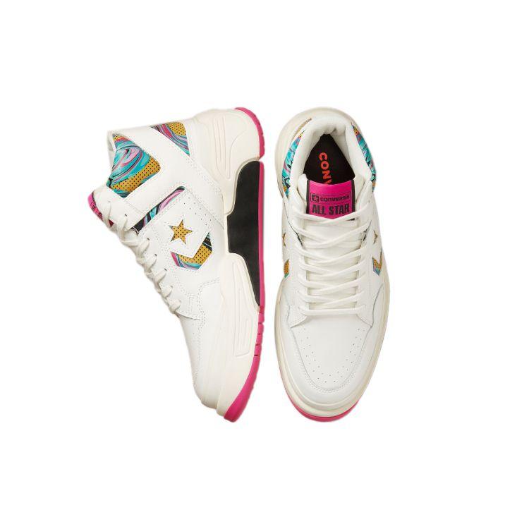 Converse Weapon CX 90s Mid Marbled Unisex Sneakers White Vintage-White Prime-Pink A00437C