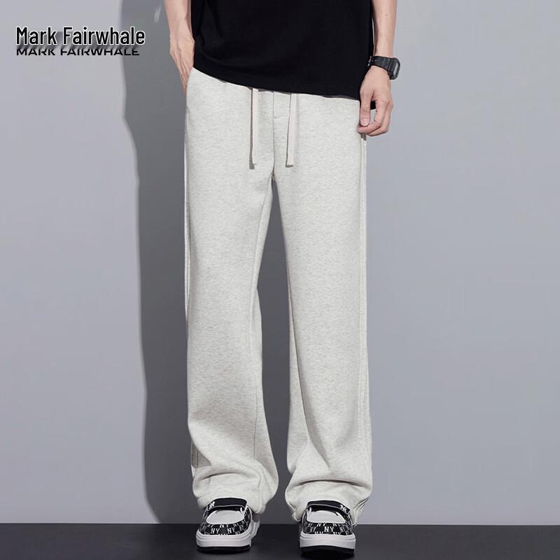 MARK FAIRWHALE Men's Loose Wide-Leg Sweatpants
