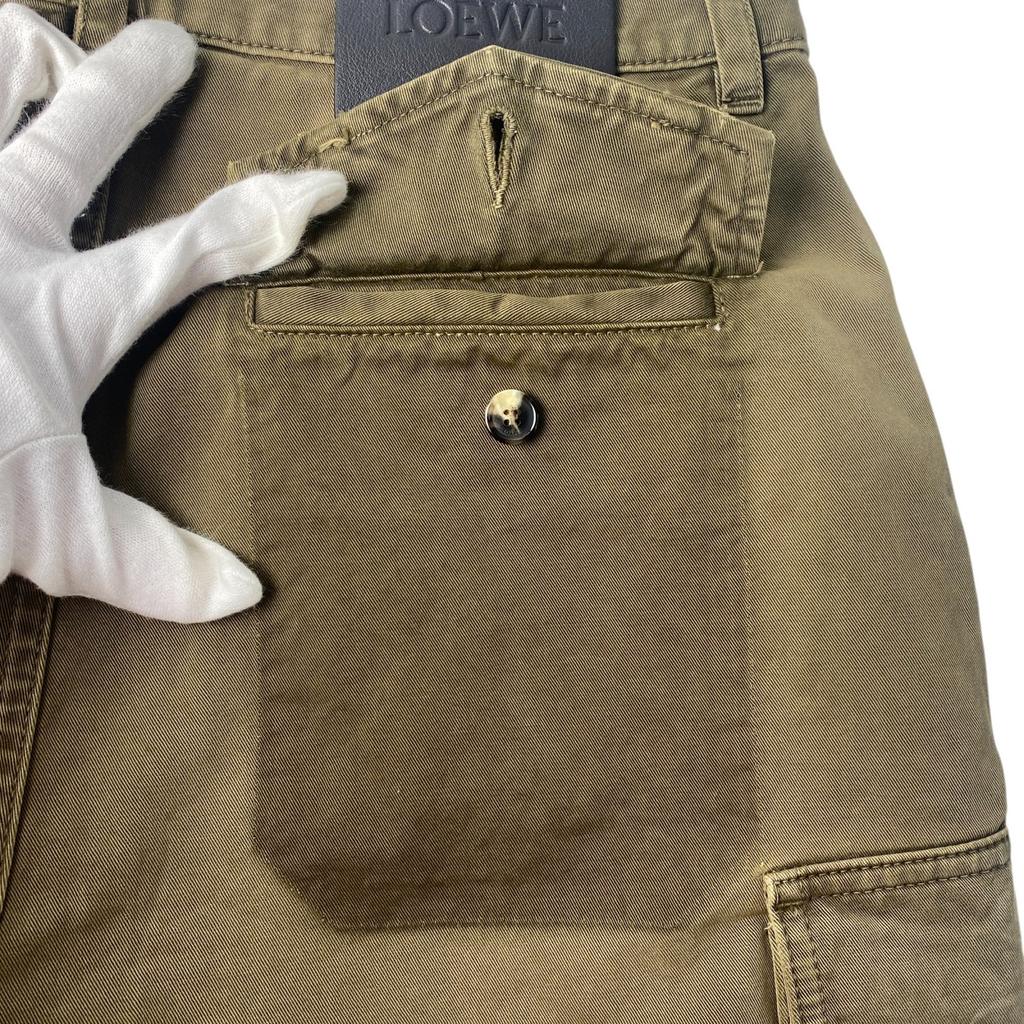 Used LOEWEcargo pants Olive cotton mens