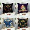 TOMORROWLAND Muziekfestival Kussensloop Voor Auto Bank Decoratief Huis Dubbelzijdig Print Pluche Vierkant Sierkussen Kussenhoes