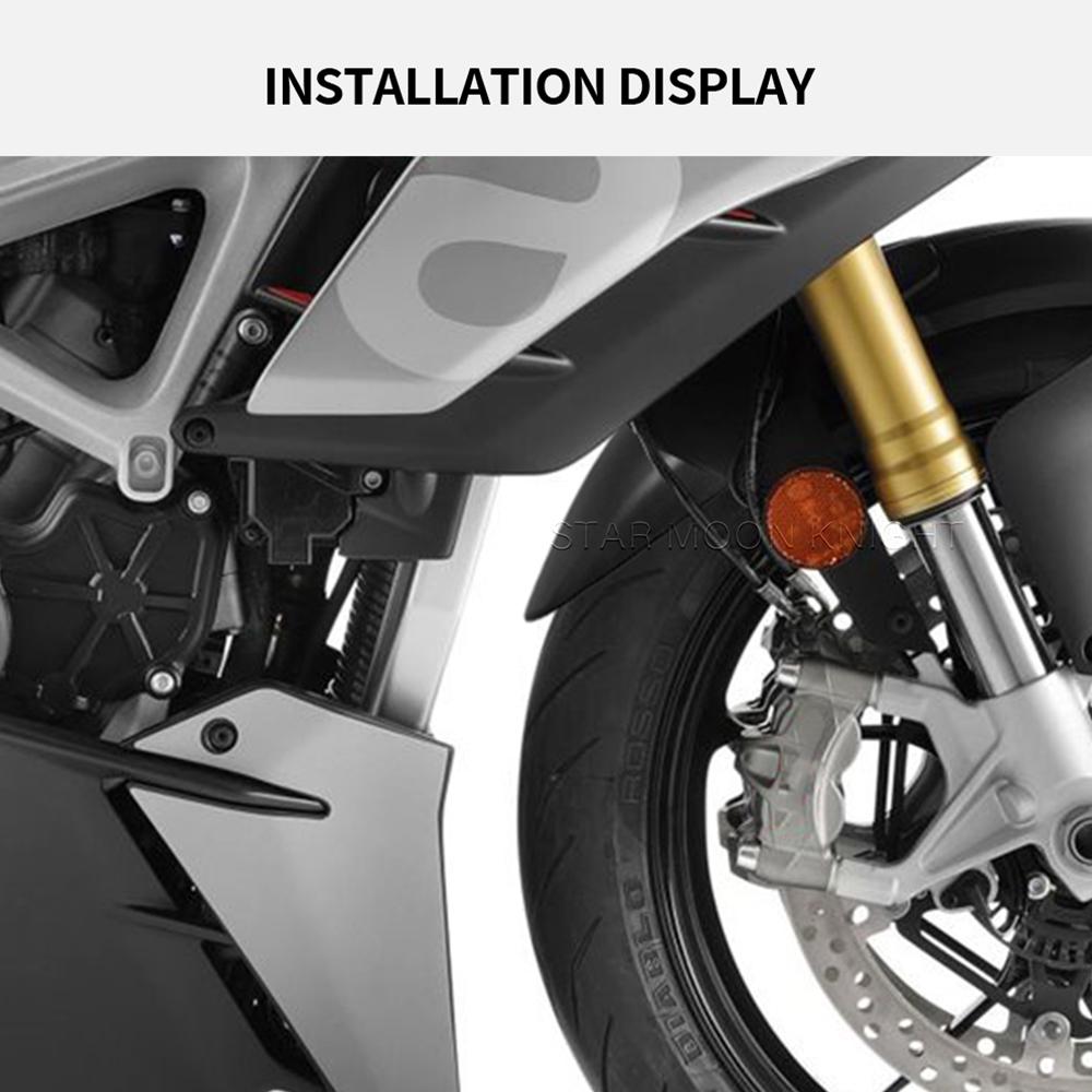 Motorcycle Accessories Front Fender Mudguard Extender Extension For Aprilia RS 660 RS660 RSV4 Tuono V4 Tuono 660  2022 2023-