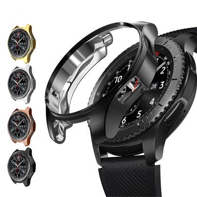 Custodia per Samsung Galaxy Watch 46mm/42mm cinturino in TPU placcato Protezione per schermo paraurti S 3 42/46 mm Gear S3 Frontier band