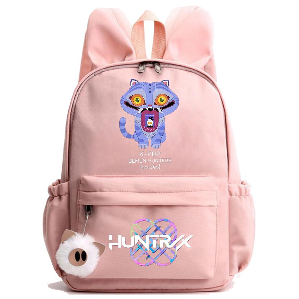 Anime K-Pop Printed Waterproof Backpack Student Teenager Bookbag for Boy Girl Bookbag Schoolbag Women Large Capacity Travel Bag Kid Gift Mochila