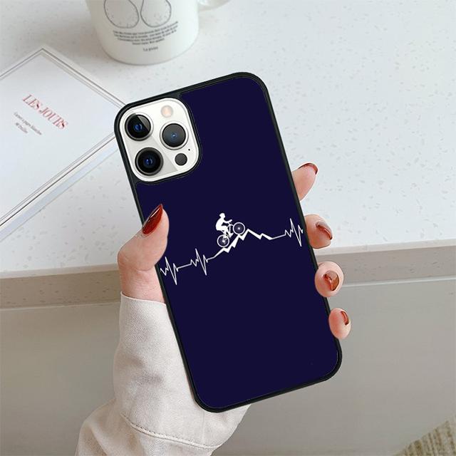 Ride Mountain Bike Bicycle Art Phone Case For iPhone 17 Air 13 12 14 15 16 Cover For Apple Pro Max 6S Plus