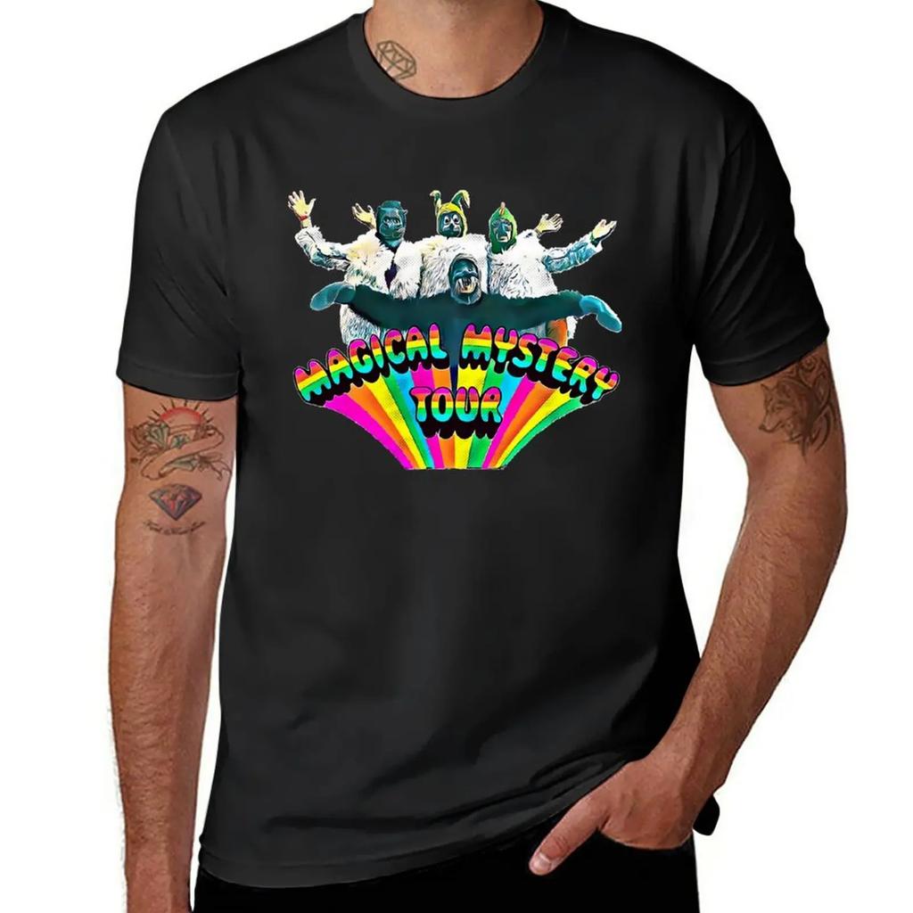 Magical Mystery Tour Album Cover Colored T-Shirt sublime blacks Short sleeve tee men