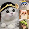 Pet Dog Cat Costume Hat Kitten Headgear Funny Cute Headwear Photo Prop Quirky Knitted Hat