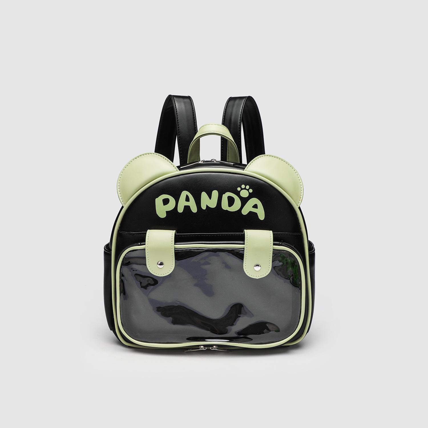 

Niche Academy Style Student Cute Panda Backpack Большая вместимость 2D Barjiguzi Pain Bag Backpack