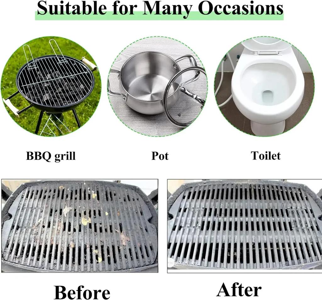 1-20PCS BBQ Grill Cleaning Bricks BBQ Heat Resistant Cleaning Pumice Brush Powerful Stain Remover Cleaning Tools BBQ Tools