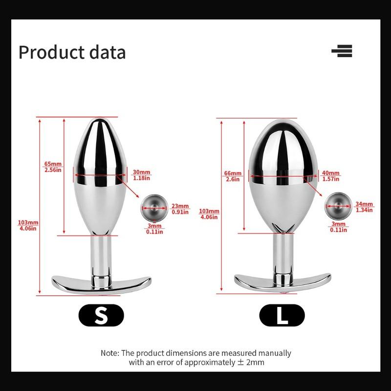 Stainless Steel Anal Plug Can Add Ice Cubes Butt Plug Hollow Detachable Used To Hide Keys Storage Adult Game Sex Toys for Men