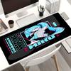 Podložka pod myš Hatsune Miku - Protiskluzová gumová základna, Hladký povrch pro práci, Hraní her, Kancelářské a domácí použití, Stolní podložka pod myš