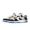 Nike Dunk Low Top Skateboard Shoes Men's Black White Blue DV0834-101(Team81-)