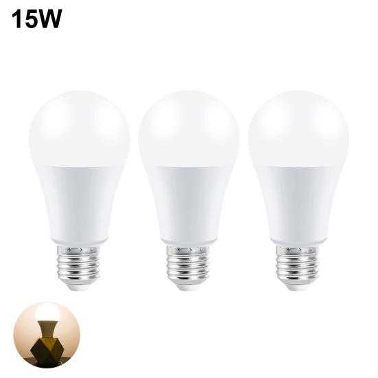 

Світлодіодна лампа E27/E26 з кольоровим пультом дистанційного керування світлом 15 Вт, інтелектуальна лампочка зі зміною кольору RGB Warm White Light