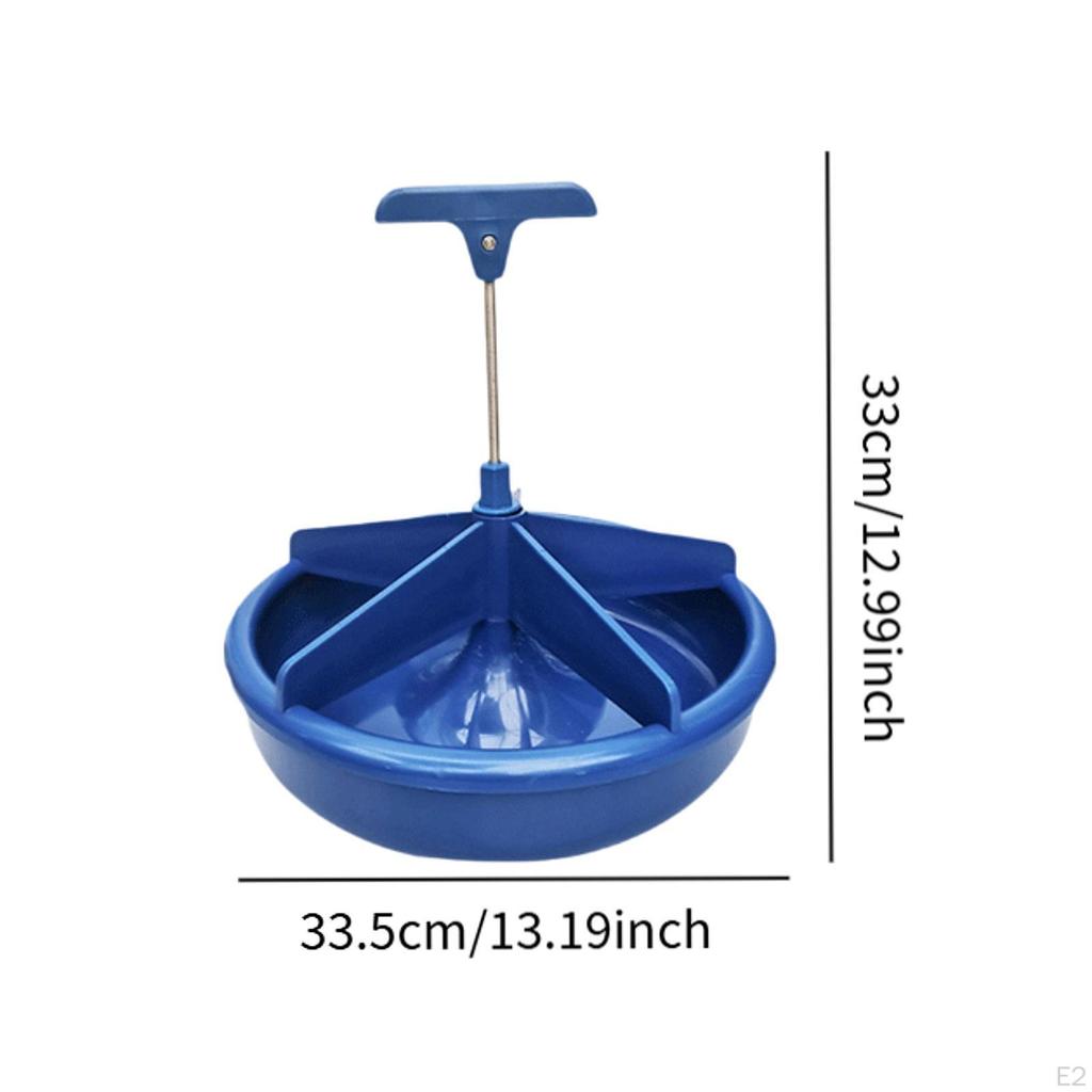 Pig Feeder Waterer, Livestock feed Bowl,Slots Piglet Feeding Trough, Food Tray, for Poultry,