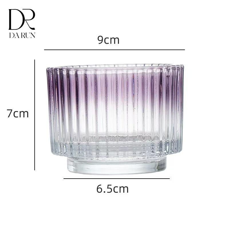 Gradient Nordic Glas Kerzenhalter Glas