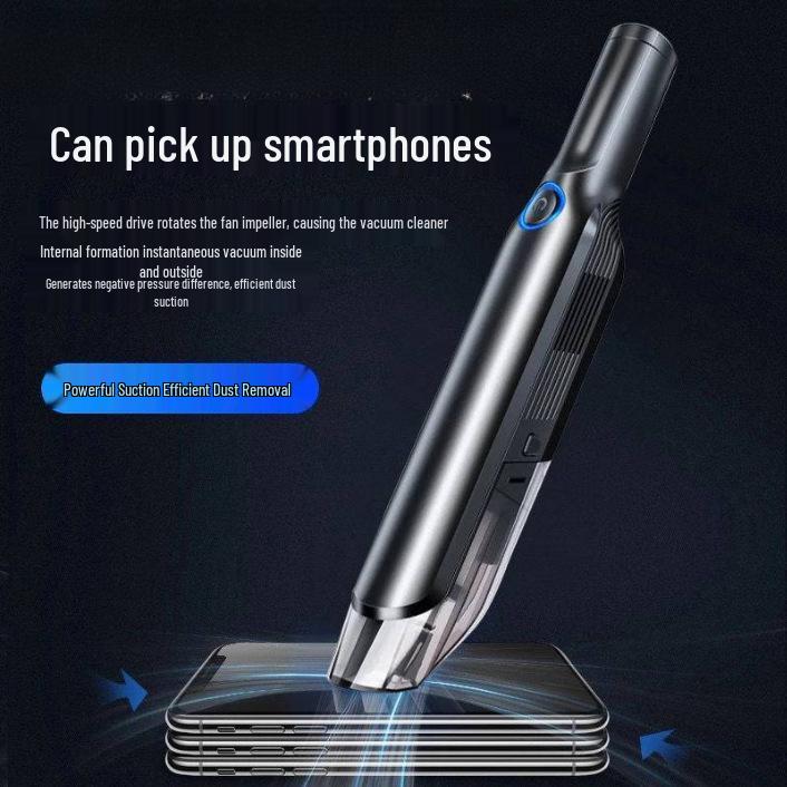 Wireless Car & Home Vacuum Cleaner: High-Power Suction, Portable Handheld for Sedan Interiors