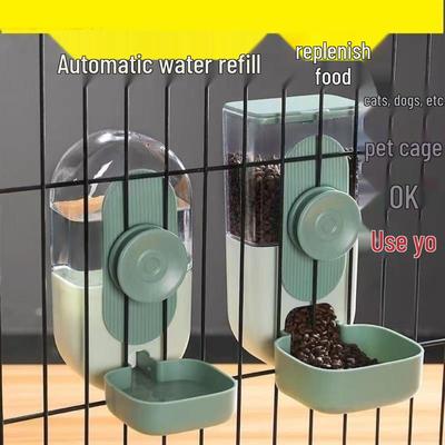 Automatic Anti-Spill Hanging Bird Feeder & Drinker for Pigeons, Parrots, and Quails.