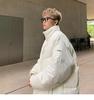 Unisex American Hip Hop Cotton Jacket - Winter Oversized Trendy Outerwear, High-End Warm Coat