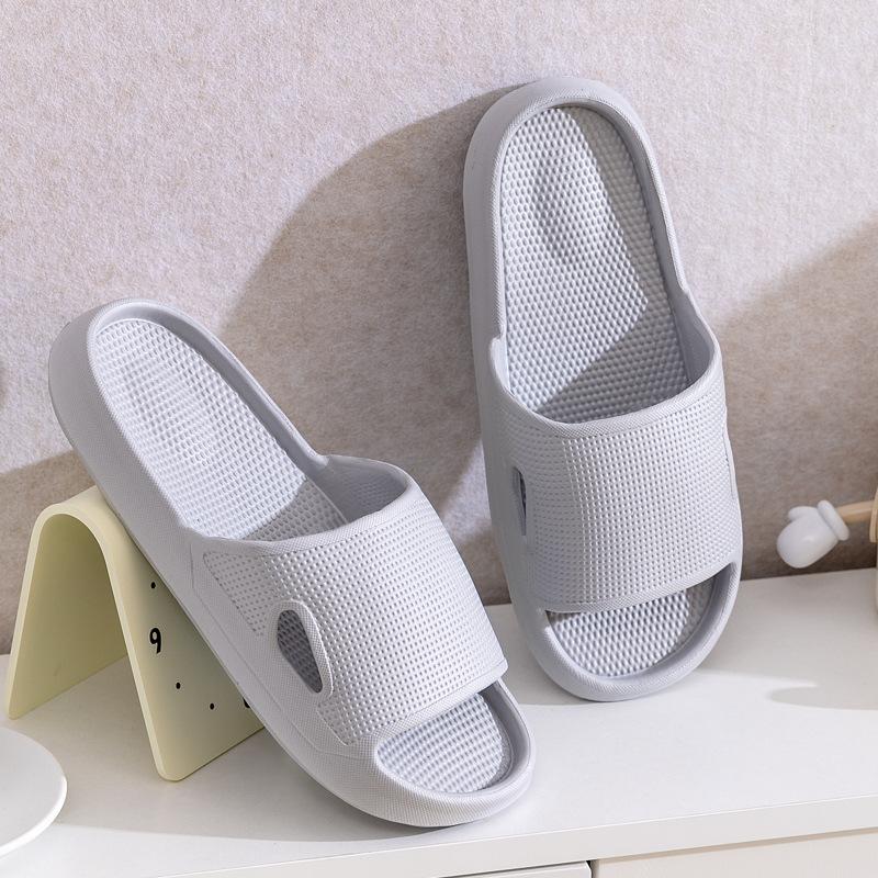 Thick Platform Bathroom Home Slippers 2025 Fashion Soft Sole EVA Indoor Slides Men Sandals Non-slip Women Couples Flip Flops