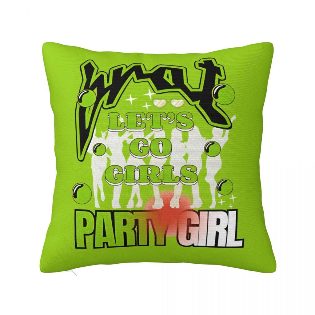 Charli XCX Brat Pillow Case Club Classics Pop Music Brat Album Cushion Covers Polyester Decorative Pillowcase for Sofa 18