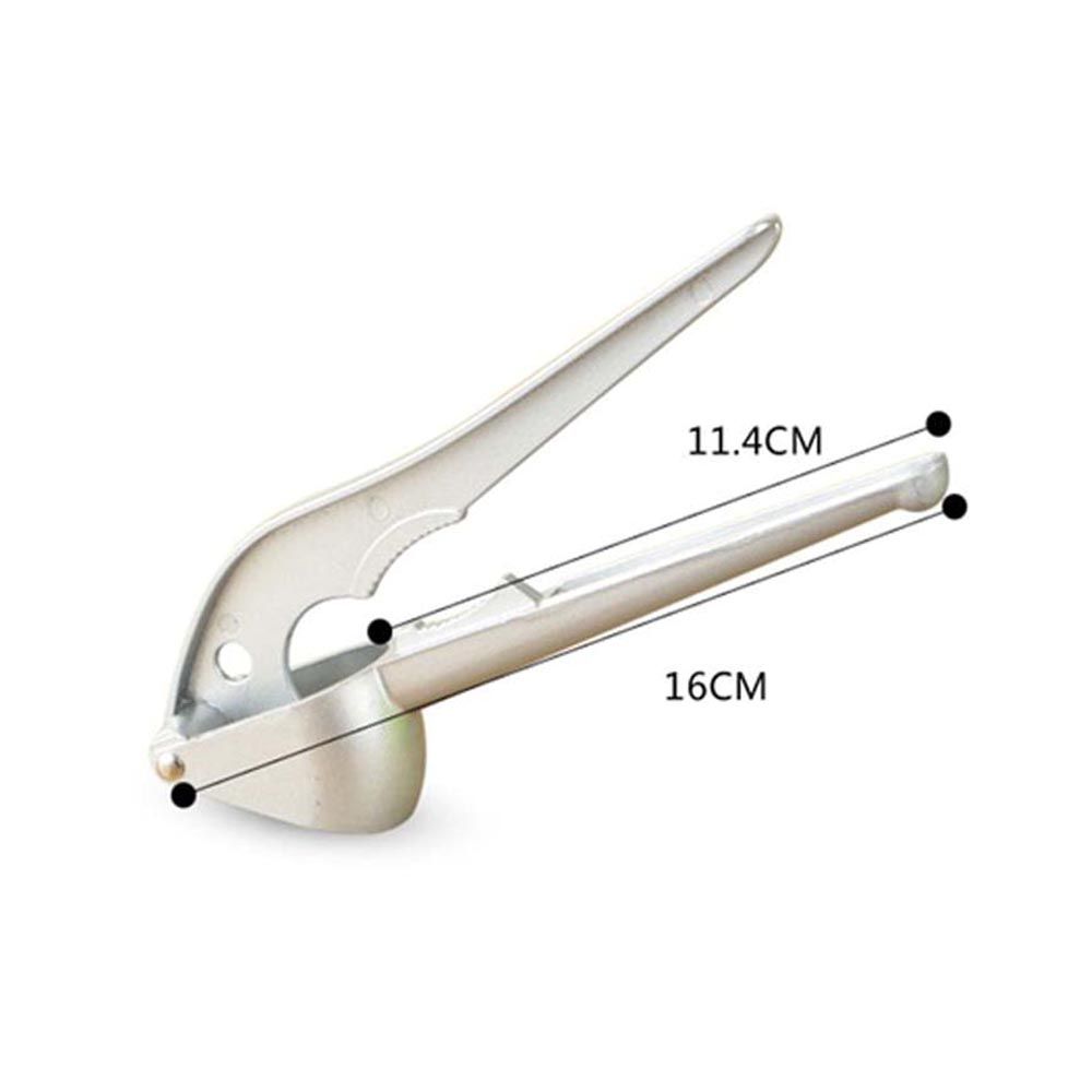 

1 Pcs Useful Cooking Aluminum Handheld Ginger Kitchen Gadgets Squeezer Kitchen Tool Garlic Tools серебряный