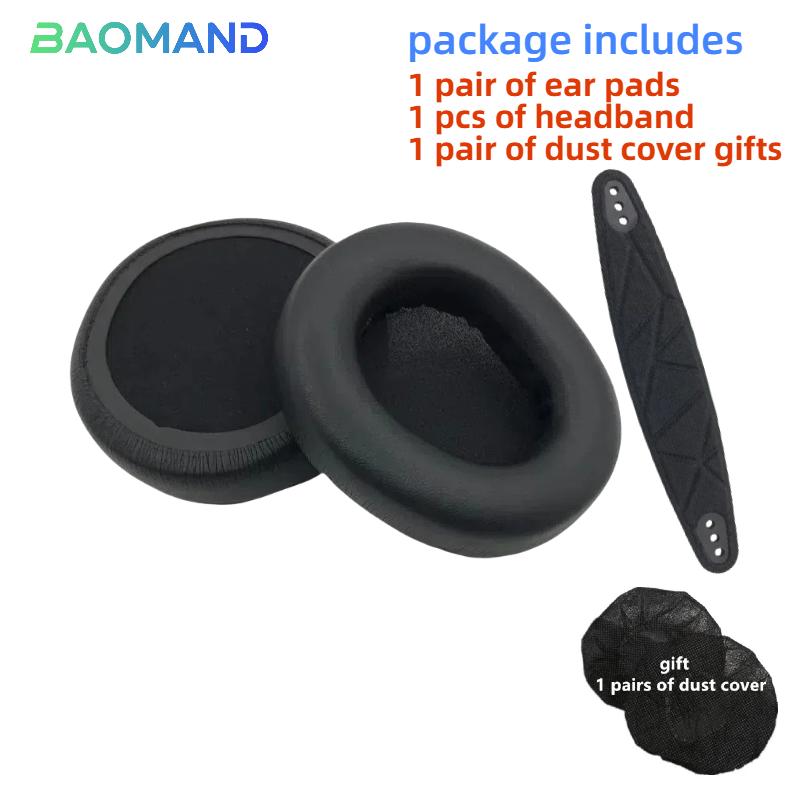 1 set di cuscinetti auricolari e archetto di ricambio per cuffie Arctis Nova Pro Cablate Nova 1/1X/1P/3/5/7/7X/7P Copertura per cuscinetto auricolare in memory foam