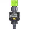 Outdoor Garden Hose Digital Water Flow Rate Meter High Precision Water Flow Consumption Measurement Tool