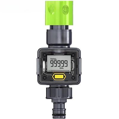 Digitaler Wasserdurchflussmesser für Gartenschlauch im Freien, Hochpräzises Messwerkzeug für Wasserdurchfluss und -verbrauch
